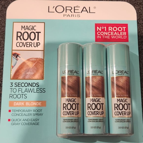 L'Oreal Paris Magic Root Cover Up Concealer Spray DARK BLONDE x (3) 2 oz Bottles - Picture 1 of 1